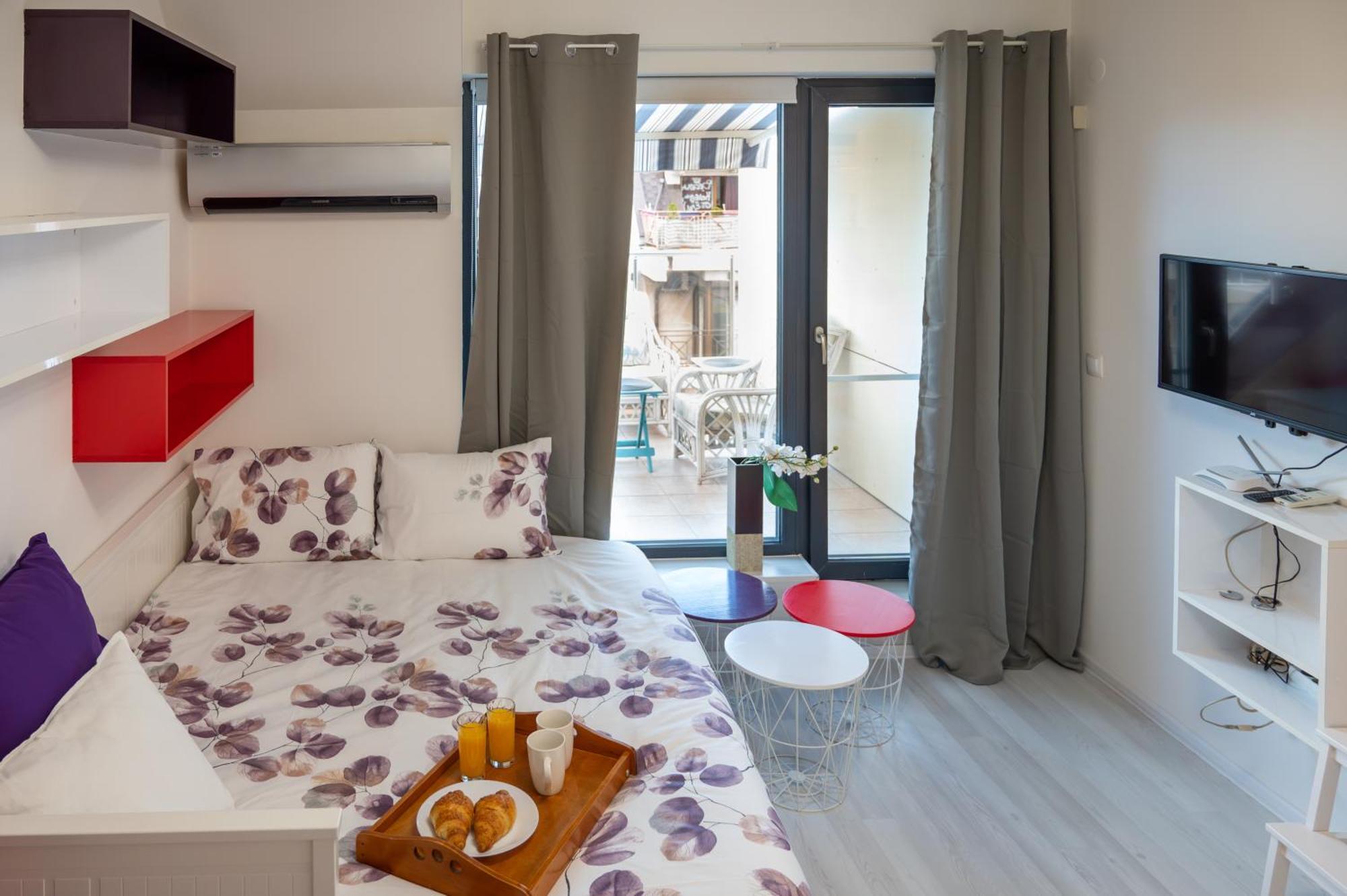 索菲亞Colorful Studio With Balcony - Free Parking公寓 外观 照片